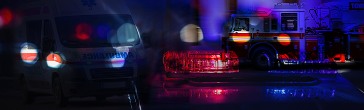 Firefighter fighting a brush fire