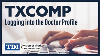 Logging into the Doctor Profile 