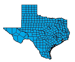 CHCWC?United Airlines TX HCN service area map