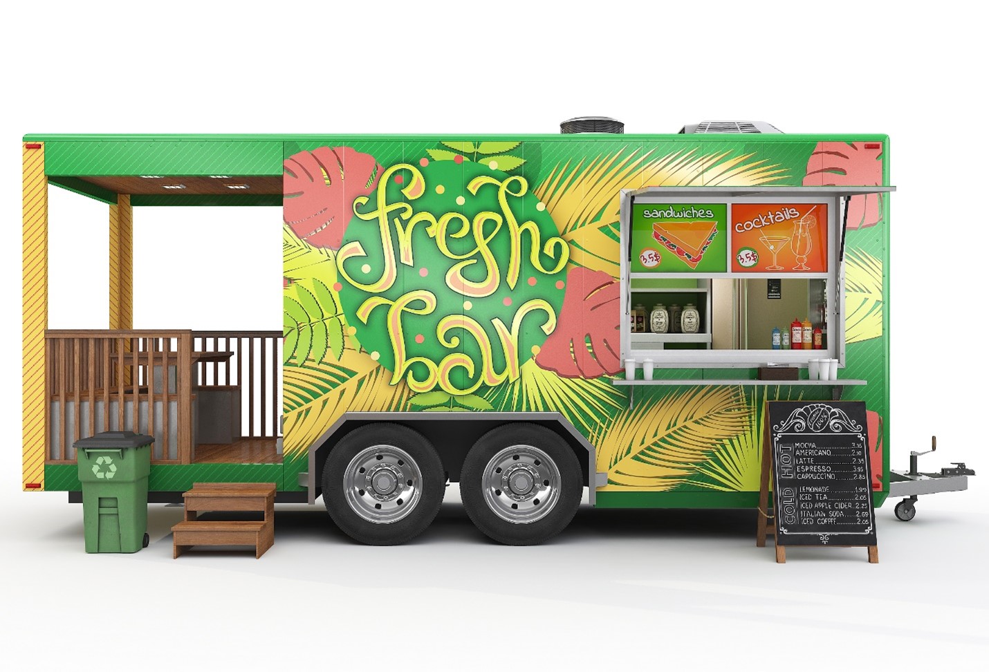 Food vendor's trailer